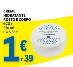 E.Leclerc creme hidratante rosto e corpo eco+ promoção