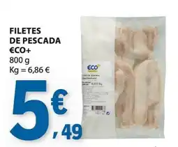 E.Leclerc Filetes de pescada eco+ promoção