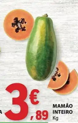 E.Leclerc mamão inteiro promoção