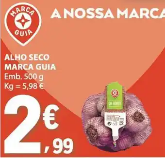 E.Leclerc Alho seco marca guia promoção