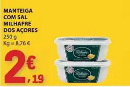 E.Leclerc Manteiga com sal milhafre dos açores promoção