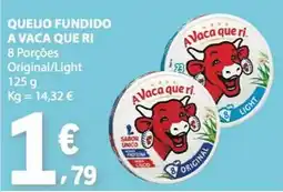 E.Leclerc Queijo fundido a vaca que ri promoção