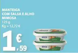 E.Leclerc Manteiga com salsa e alho mimosa promoção