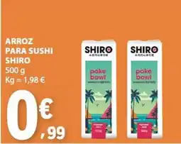 E.Leclerc Arroz para sushi shiro promoção