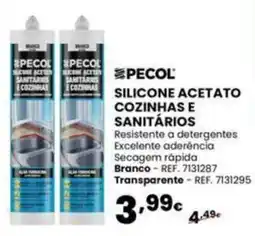 Casa Peixoto Pecol silicone acetato cozinhas e sanitários promoção