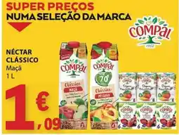 E.Leclerc Néctar clássico compal maçã promoção