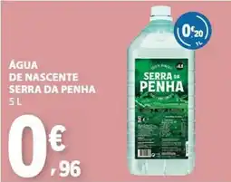 E.Leclerc Água de nascente serra da penha promoção