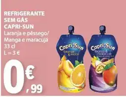 E.Leclerc Capri-Sun laranja e pêssego/manga e maracujá promoção
