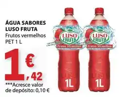 E.Leclerc Água sabores luso fruta frutos vermelhos promoção