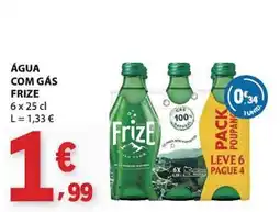 E.Leclerc Água com gás frize promoção