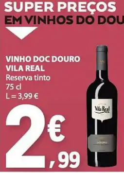 E.Leclerc Vinho doc douro vila real reserva tinto promoção