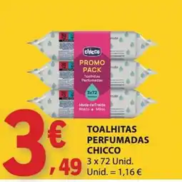 E.Leclerc toalhitas perfumadas chicco promoção