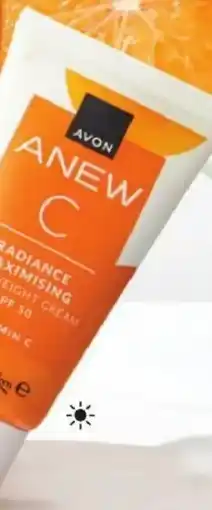 Avon Anew Radiance Maximising Creme Leve FPS 50 promoção