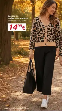 kik Casaco de malha para senhora promoção