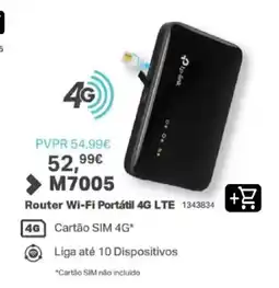 Radio Popular M7005 Router Wi-Fi Portátil 4G LTE promoção
