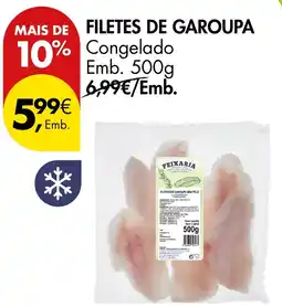 Pingo Doce Filetes de garoupa peixaria promoção