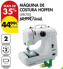 Pingo Doce máquina de costura hoffen promoção