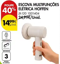 Pingo Doce escova multifunções elétrica hoffen promoção