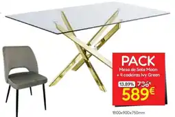 Hiper Centro do Móvel Mesa de Sala Moon promoção