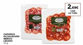 El Corte Inglés Chouriço promoção