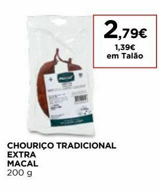 El Corte Inglés Chouriço promoção