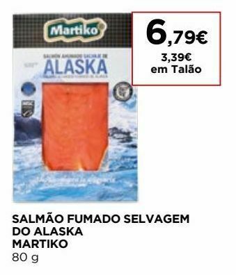 El Corte Inglés Salmão fumado martiko promoção