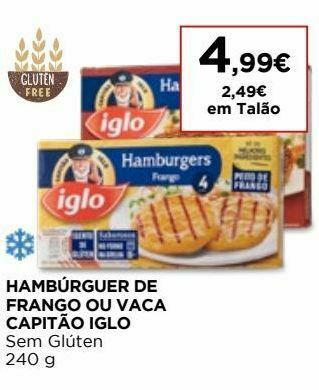 El Corte Inglés Hambúrguer iglo promoção