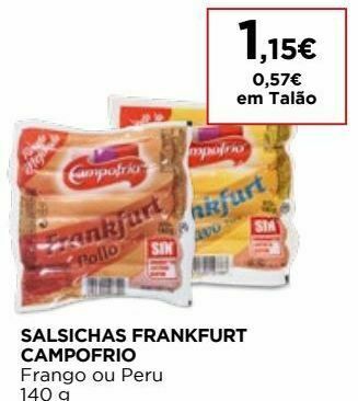 El Corte Inglés Salsicha campofrio promoção