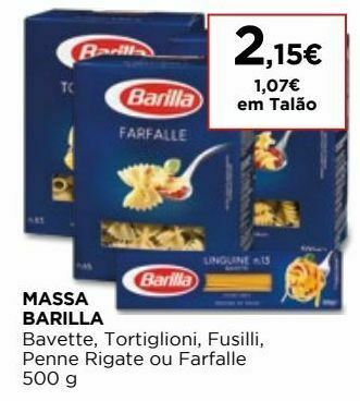 El Corte Inglés Macarrão promoção