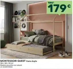 Moviflor MONTESSORI GUEST Cama dupla promoção
