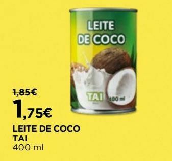 El Corte Inglés Leite de coco promoção