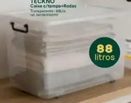 Moviflor Teckno Caixa c/tampa+Rodas promoção