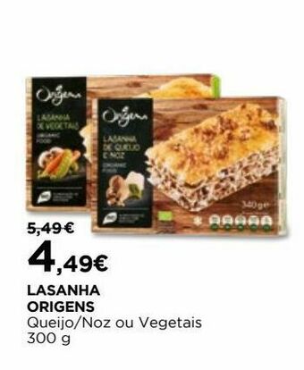 El Corte Inglés Lasanha promoção