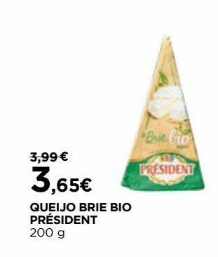 El Corte Inglés Queijo brie promoção