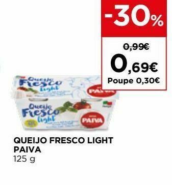 El Corte Inglés Queijo fresco promoção