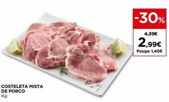 El Corte Inglés Carne suína promoção