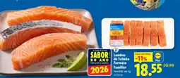 Lidl Lombos de Salmão Formato Familiar promoção