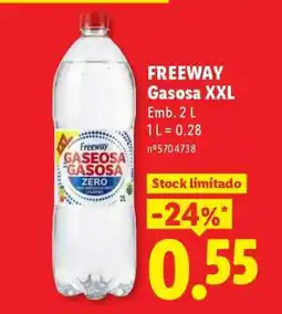 Lidl FREEWAY Gasosa XXL promoção