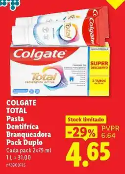 Lidl Colgate Total promoção