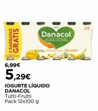 El Corte Inglés Iogurte danacol promoção