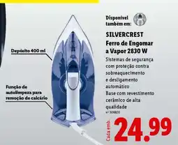 Lidl SILVERCREST Ferro de Engomar a Vapor 2830 W promoção