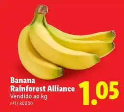 Lidl Banana Rainforest Alliance promoção
