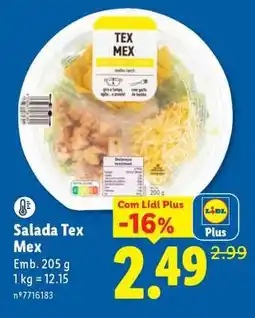 Lidl Salada Tex Mex promoção