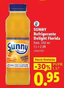 Lidl SUNNY Refrigerante Delight Florida promoção