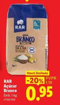 Lidl RAR Açúcar Branco promoção