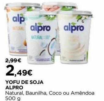 El Corte Inglés Iogurte alpro promoção
