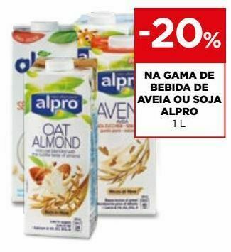 El Corte Inglés Bebida de aveia alpro promoção