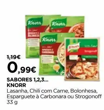 El Corte Inglés Especiarias knorr promoção