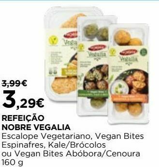 El Corte Inglés Comida vegetariana nobre promoção