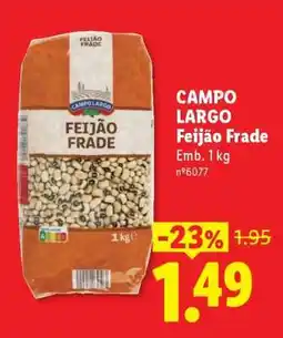 Lidl Campo Largo Feijão Frade promoção